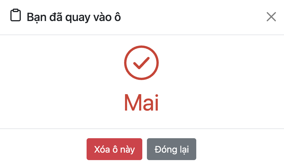 Kết quả kiểu cũ